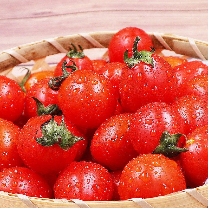 千禧圣女果小番茄新鲜西红柿长果5斤农家时令蔬菜番茄