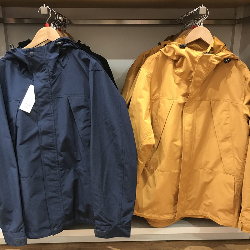 岛国JIN口尾料！东吉U家 秋季男士防水防风户外运动休闲夹克外套