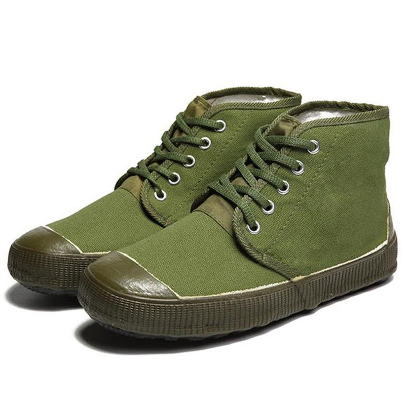 解放工地耐磨防滑纯色劳保男女球鞋户外黄球鞋布鞋