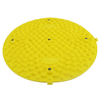 Snowfin round acupressure plate extra large super painful version home acupoint sense training foot sole massage pad toe pressure plate