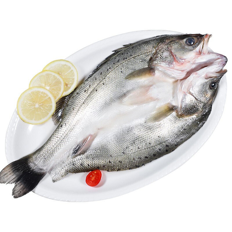 鲈鱼深海三去海新鲜冷冻开背冰鲜生鲜活商用清蒸淡水鱼类