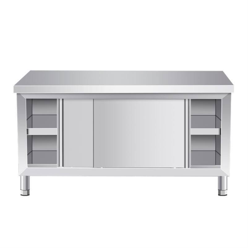 台面置物柜台专用组装单通平台饭店不锈钢打荷台商用厨房操作台