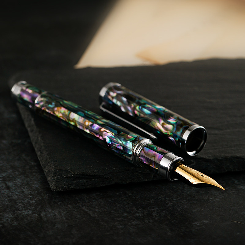 笔尖钢笔日本pent螺钿大型德国施密特手工手工制钢笔