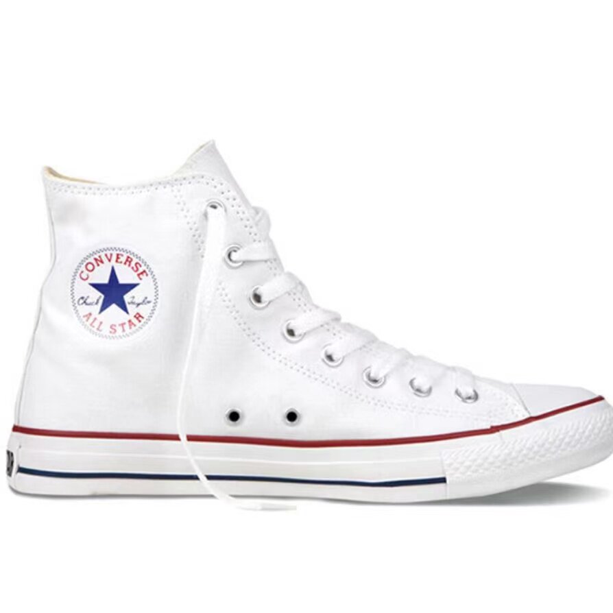 现货匡威converseallstar匡威经典常青白色情侣帆布帆布鞋