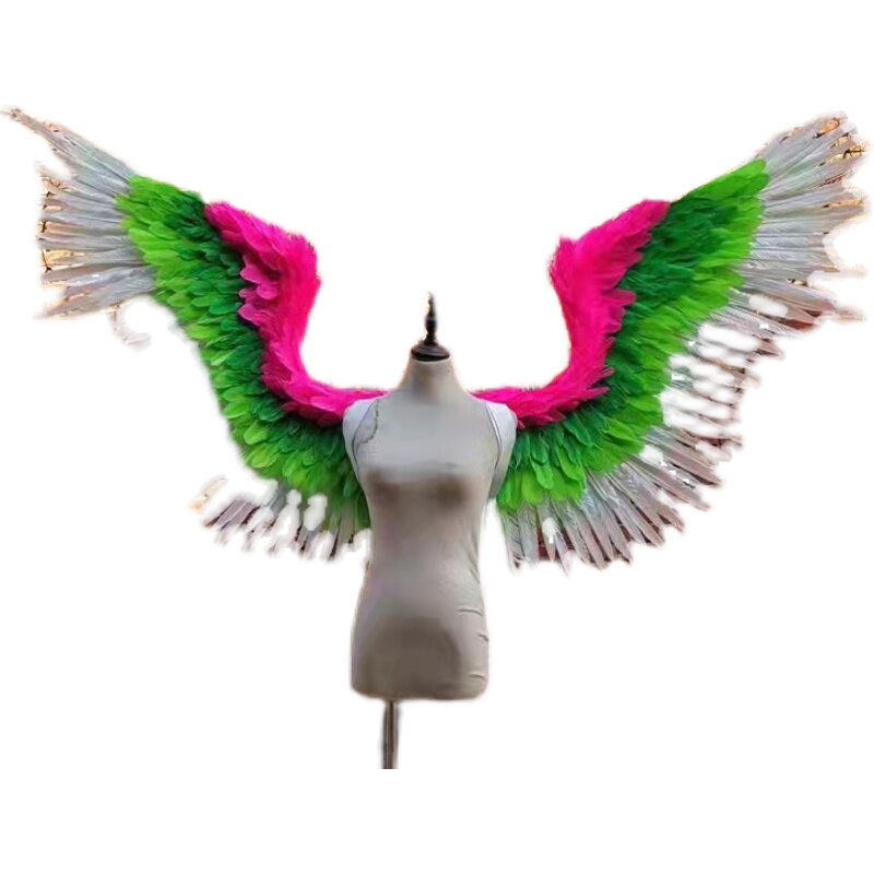 羽毛维密道具粉色翅膀维多利亚的秘密舞台演出酒吧翅膀