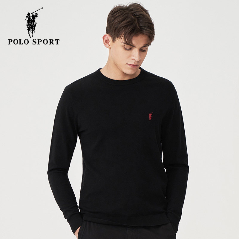 > > polo sport 圆领羊毛衫男长袖针织衫套衫2020秋冬新款 e12183072