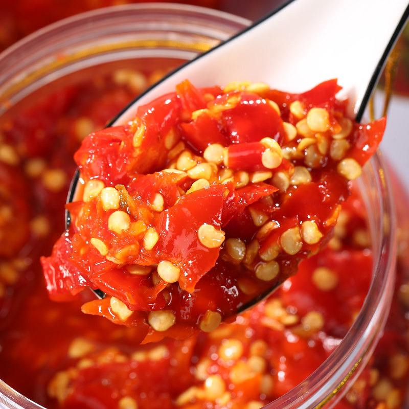 辣椒酱贵州特产遵义手工酸海椒土发酵酸辣剁椒腌制