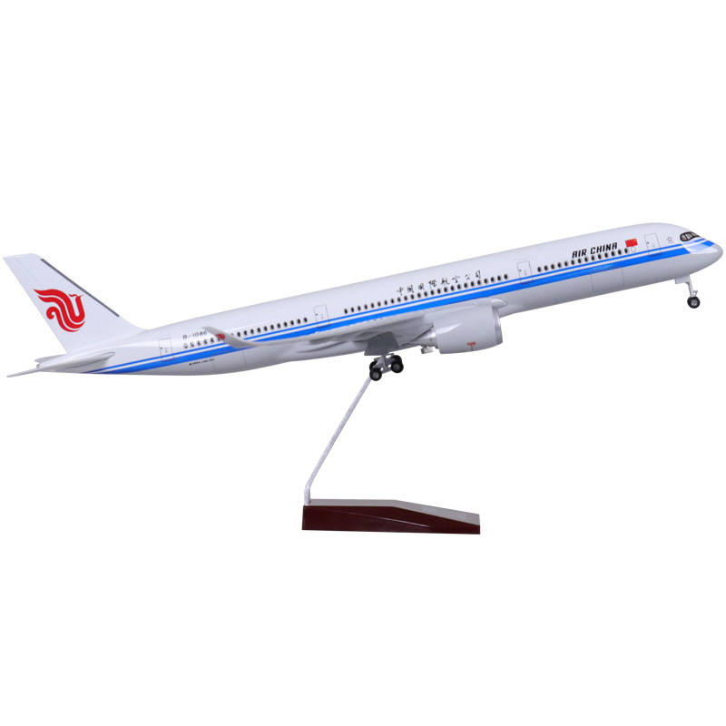 民航拼装客机空客a350国航仿真航模中国国际航空飞机模型