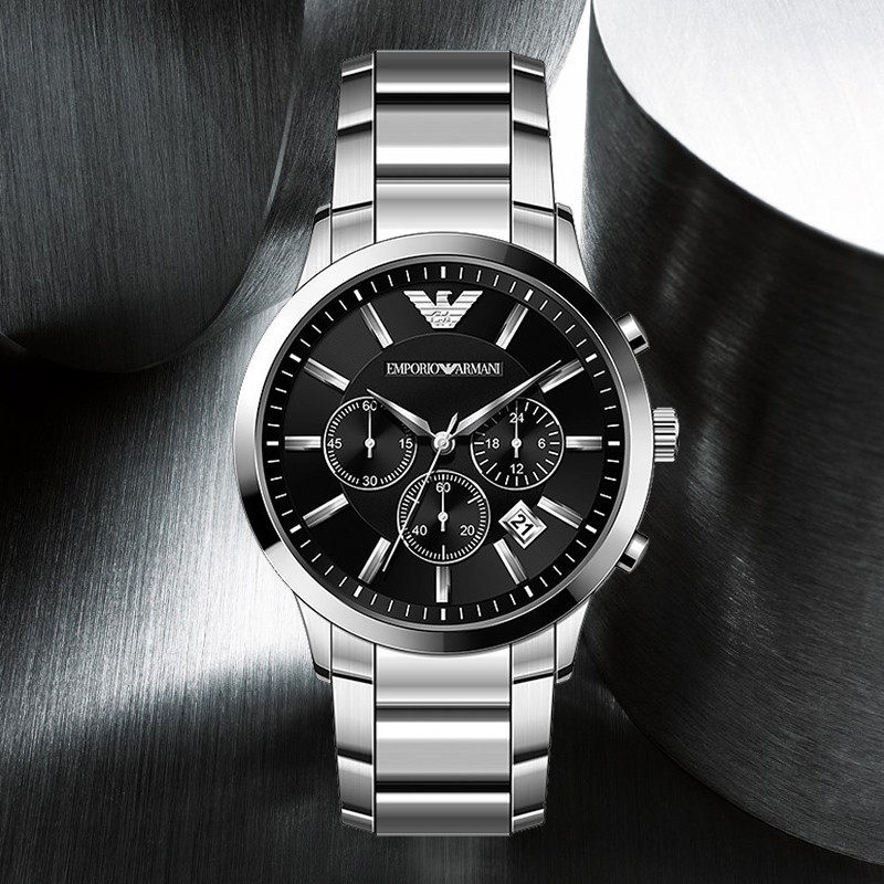生活防水指针式手表ar2434石英男士欧美时尚armani阿玛尼手表男