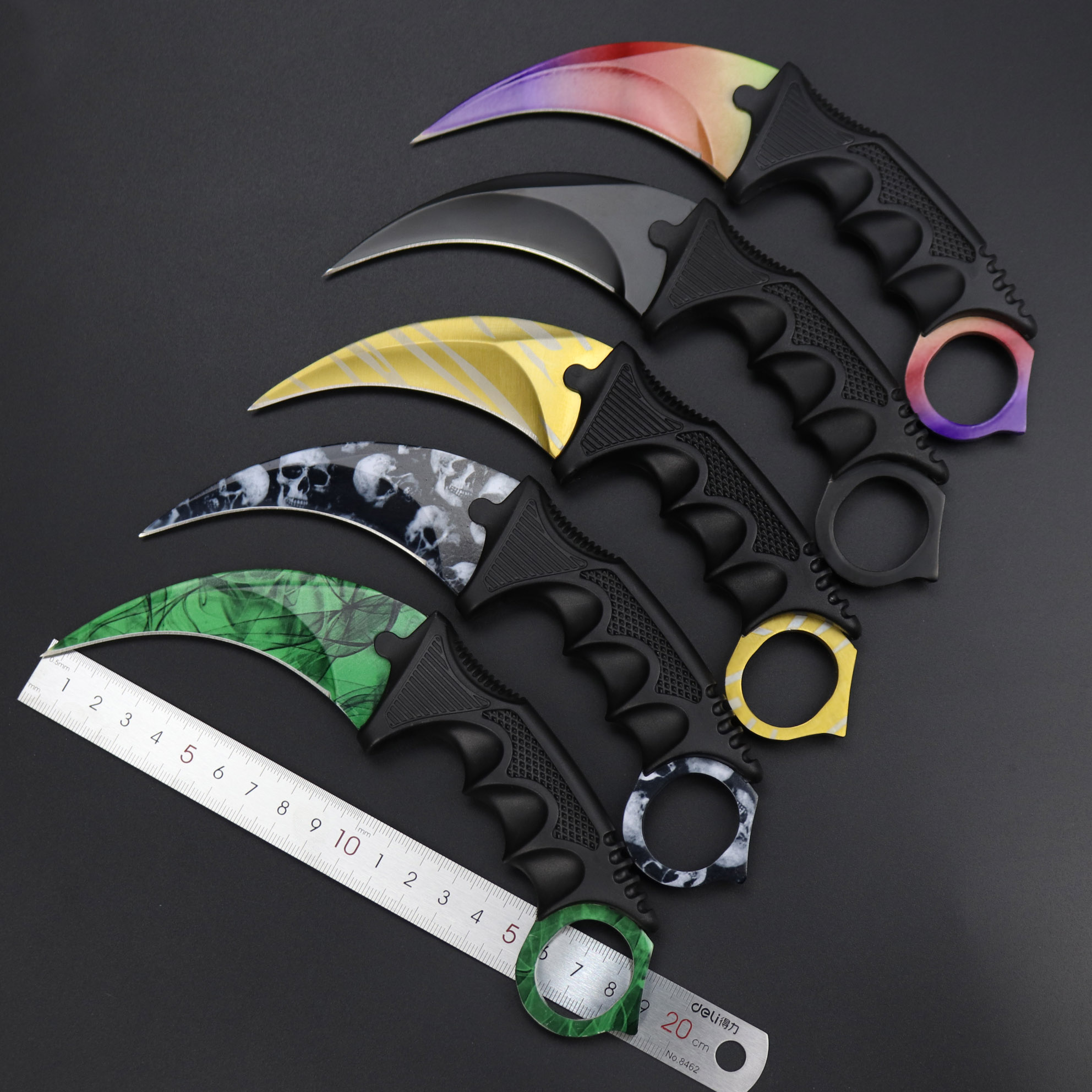 csgo爪子渐变之色爪刀金属金属模模型户外防身游戏实物周边