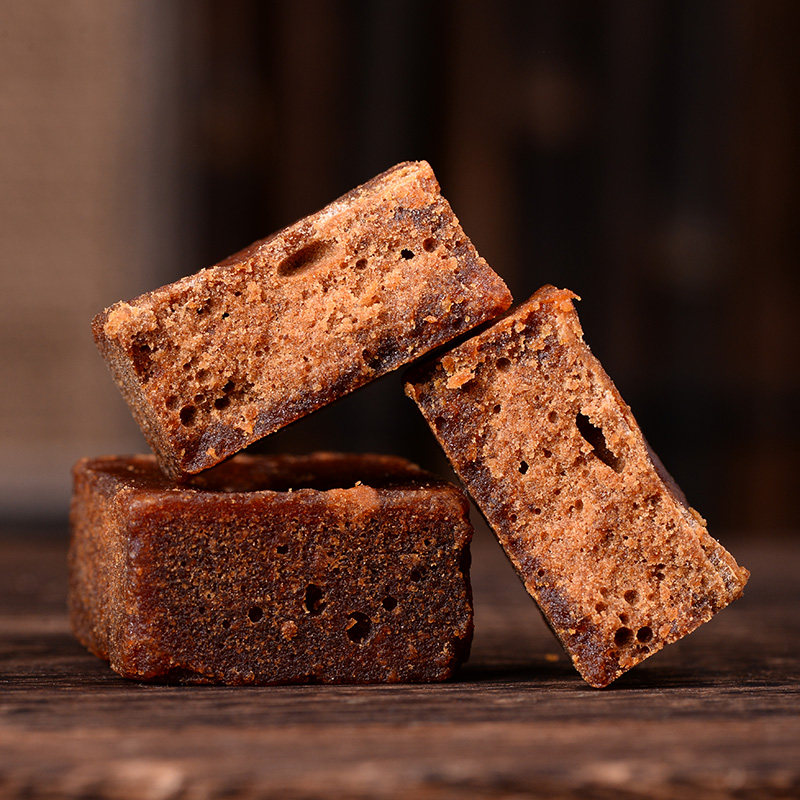 云南生姜红糖块500g红糖姜茶大姨妈纯甘蔗手工古法姜糖月经期宫寒