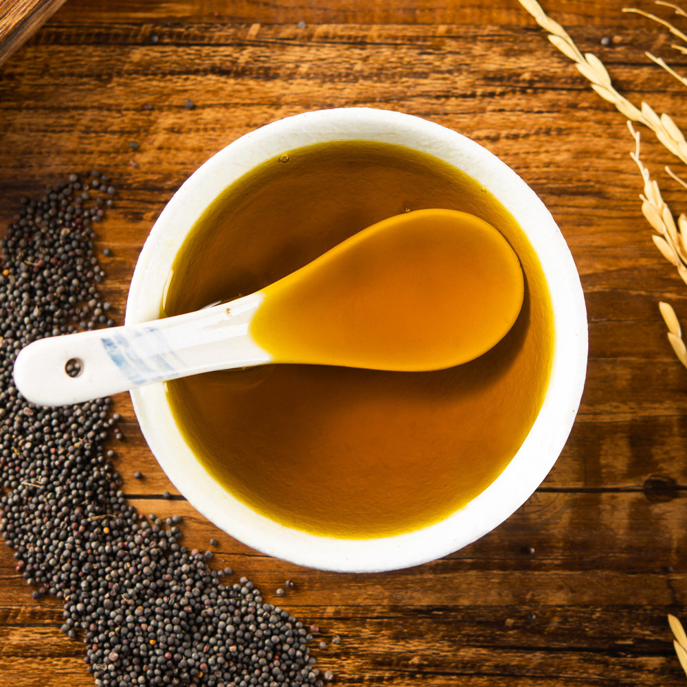 菜籽油小榨汉晶浓香土法5升陕西汉中农家食用菜籽油