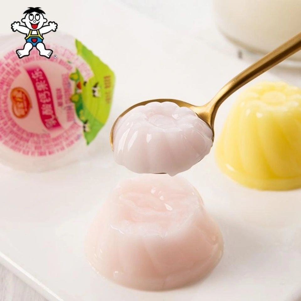 果冻旺旺乳酸菌苹果果味草莓鸡蛋小颗散装休闲果冻