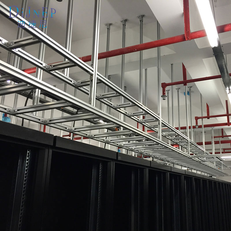 迪捷4c标准型铝合金走线架基站通信机房梯式桥架综合布线