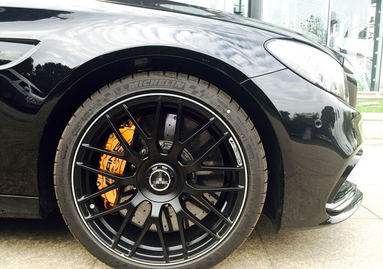 奔驰适用于c63c200cla200c180c260e300glc改装轮毂