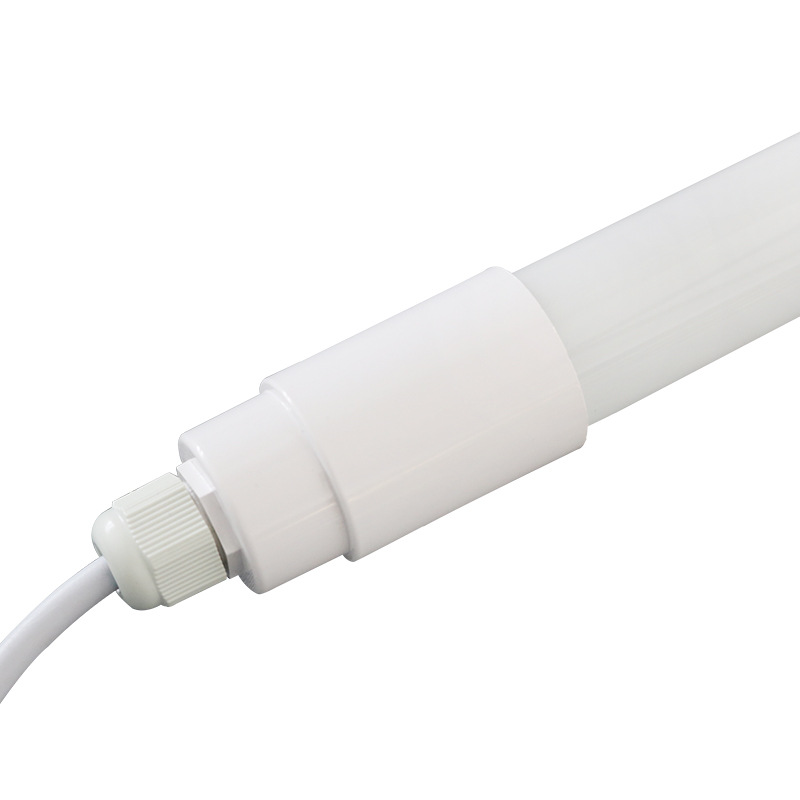 灯管t8led防水鱼缸冷柜户外广告灯箱一体化防爆塑料led灯管