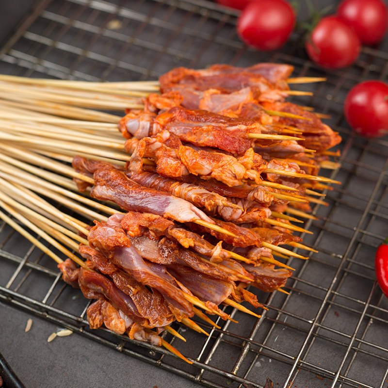 小串纯真羊肉夺命烧烤油炸串小吃食商用半成品羊肉串