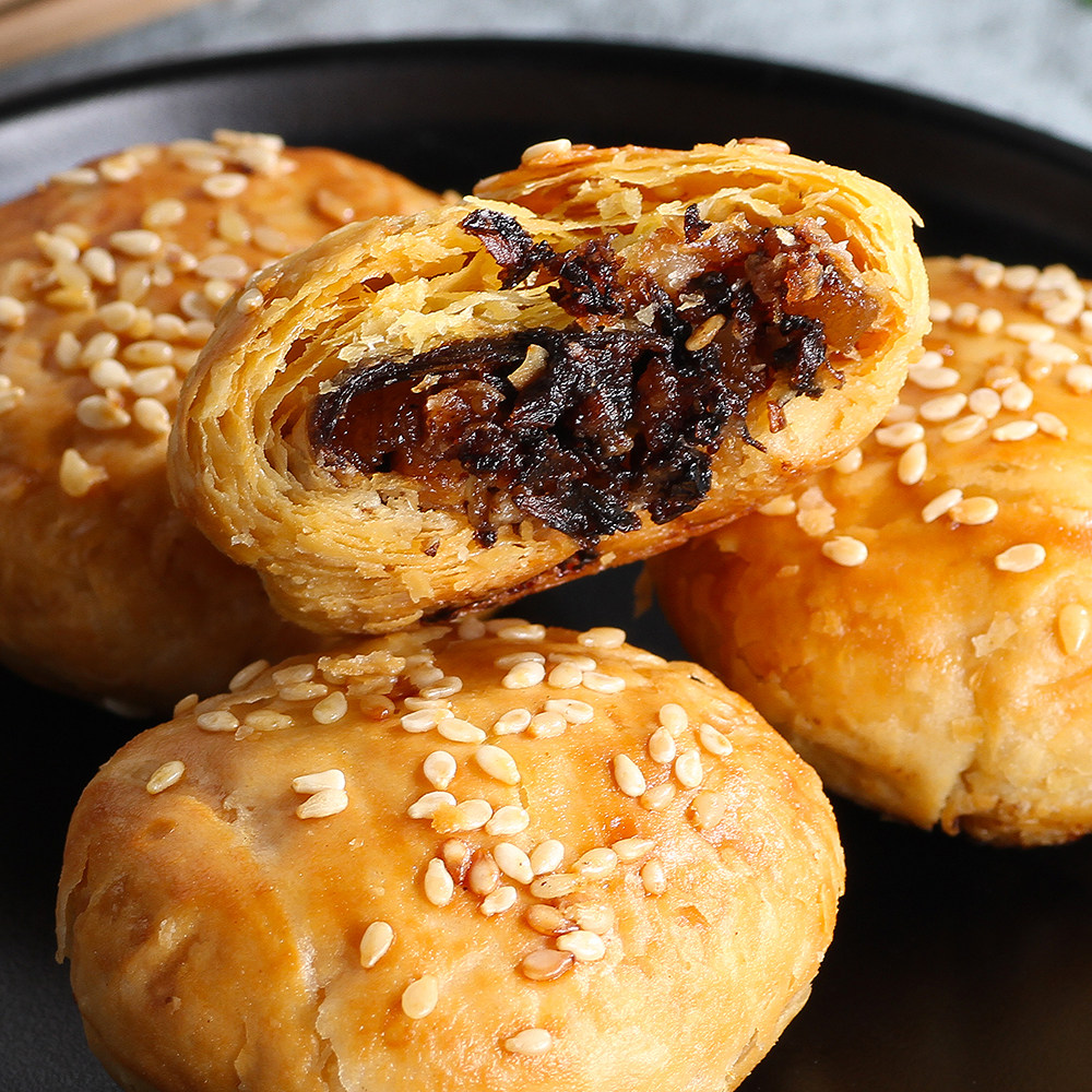 正宗金华小酥饼浙江特产美食小吃黄山烧饼梅干菜肉零食代餐糕点