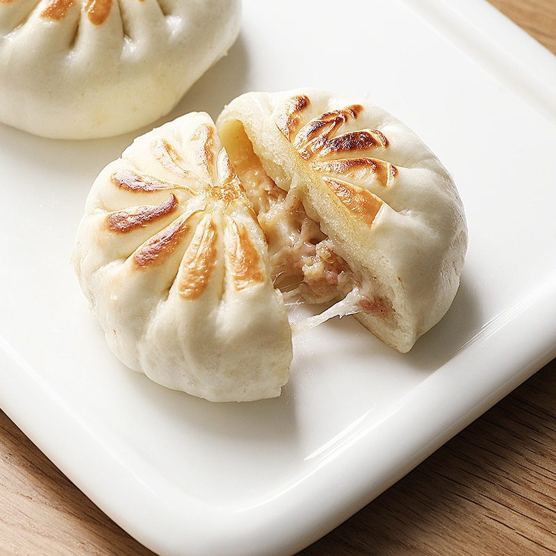 北记芝士生煎包速冻广式港式点心下午茶拉丝香煎包包点