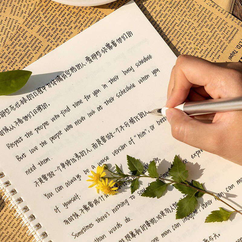 英语字帖小清新手写体漂亮练字初高中行楷速成女生练字帖