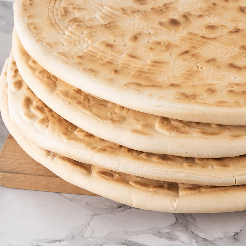 锅盔食大馍即饼泡大锅老面一个四斤面食原味包点