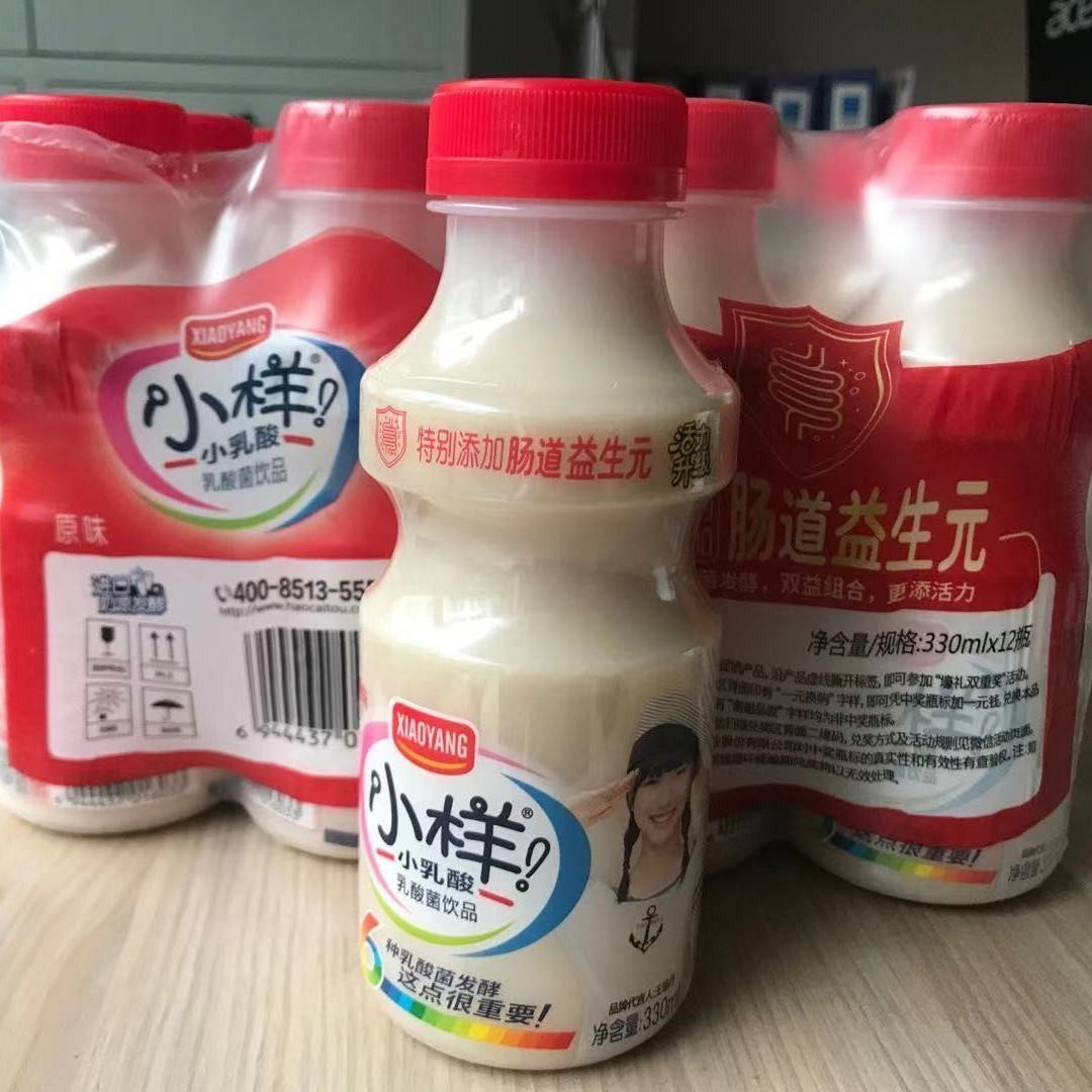 饮品新货小样乳酸菌酸奶儿童原味330ml12瓶益生含乳饮料