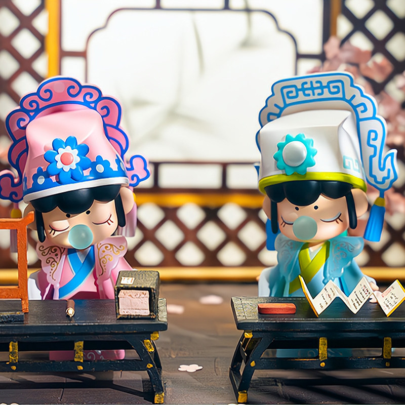 囡茜三代与子成说盲盒2021网红新款手办少女隐藏潮玩盲盒