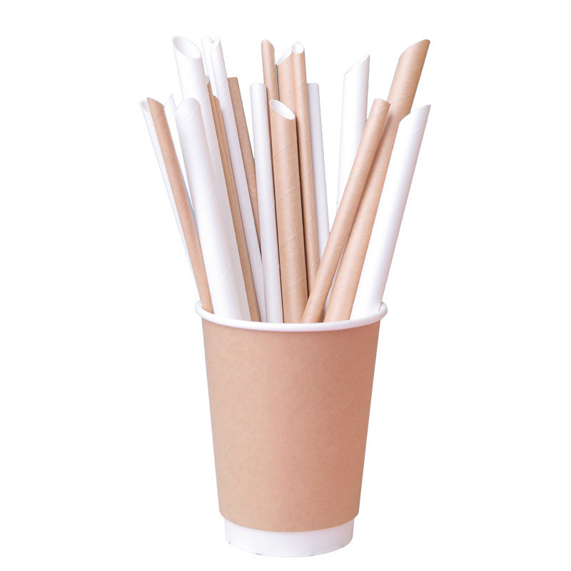 吸管岸宝一次性纸质可降降解环保珍珠奶茶可乐吸管