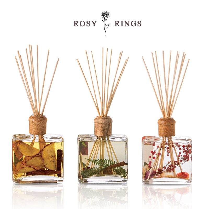 美国rosyrings香薰藤条扩香手工植物精油家用香薰蜡烛