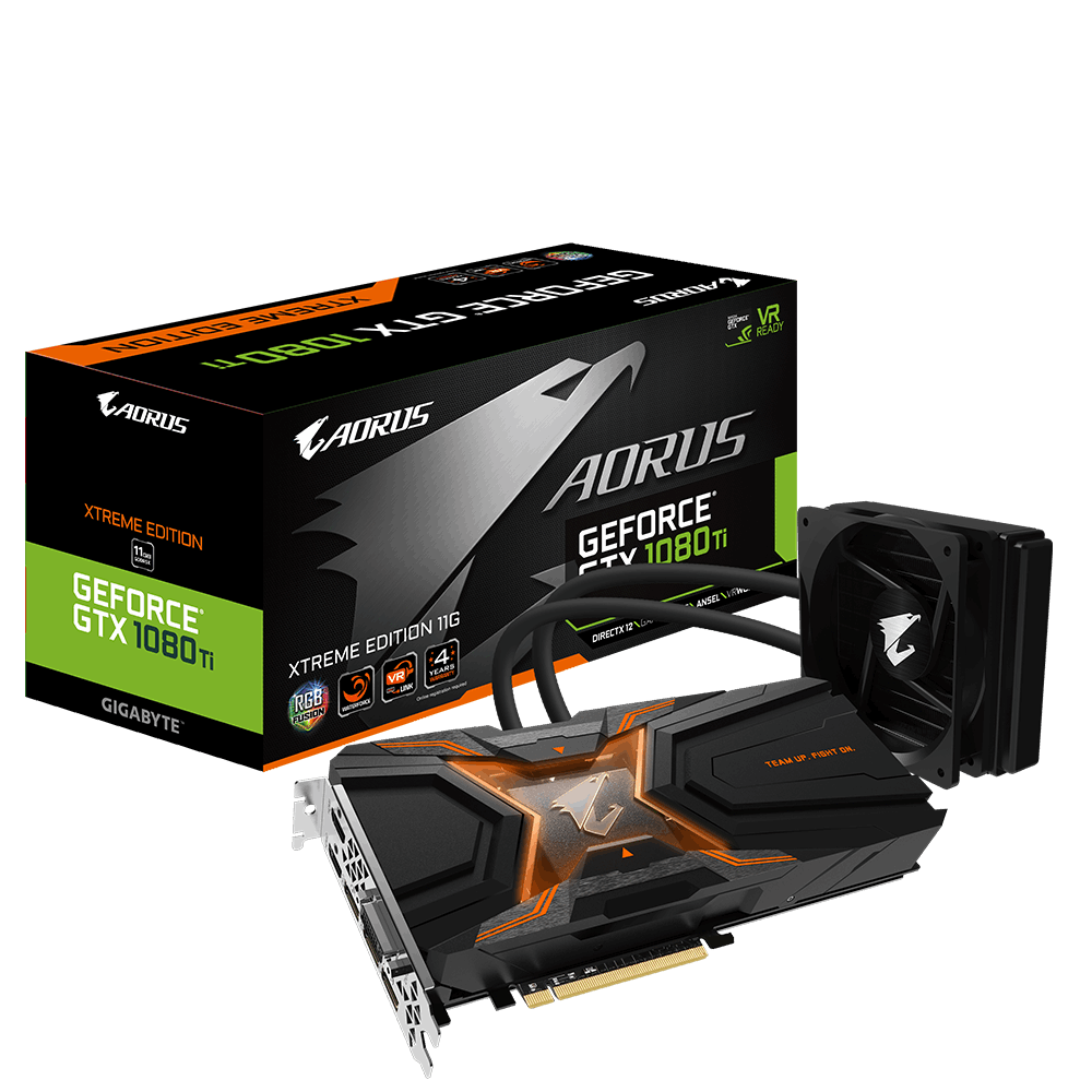 现货顺丰 技嘉aorus gtx1080ti xtreme w-11g 小雕高端游戏显卡