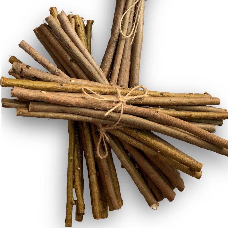 树枝木棒幼儿园创意手工diy环创森系装饰天然仿真花