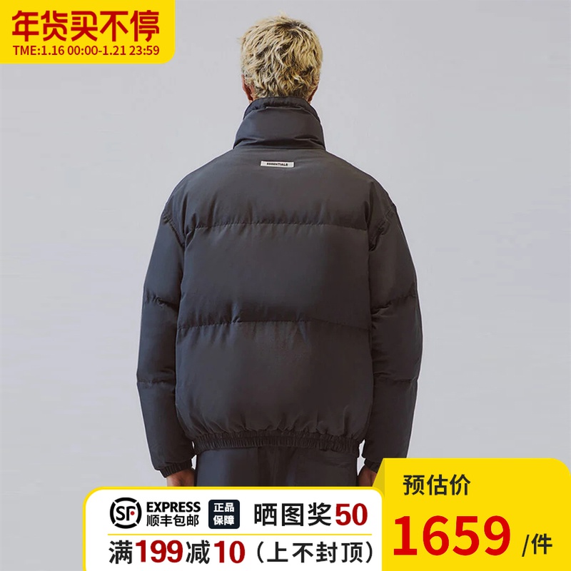 FOG Fear Of God Essentials棉服男女新款加厚高街潮牌情侣款外套