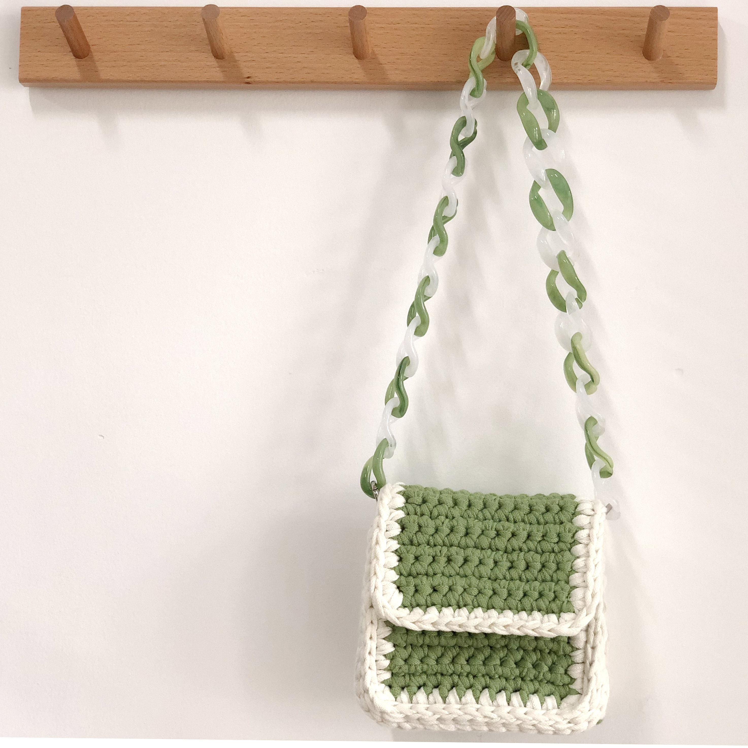 aaric女友斜挎包单肩包单肩手作材料编织毛线diy毛线