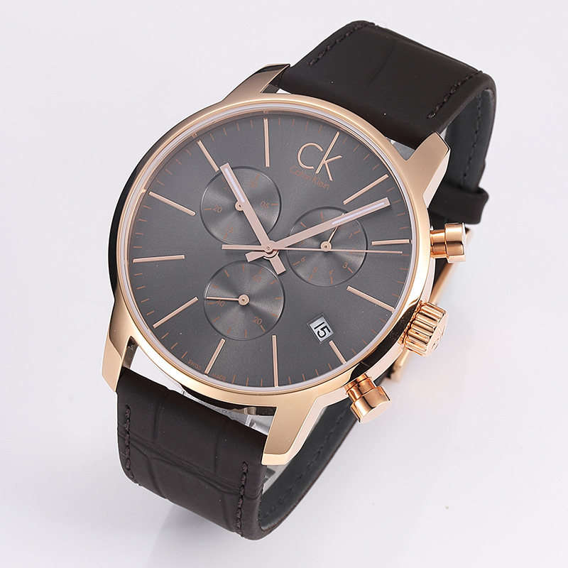 专柜正品ck手表大表盘男学生潮流防水多功能石英腕表k2g276g3
