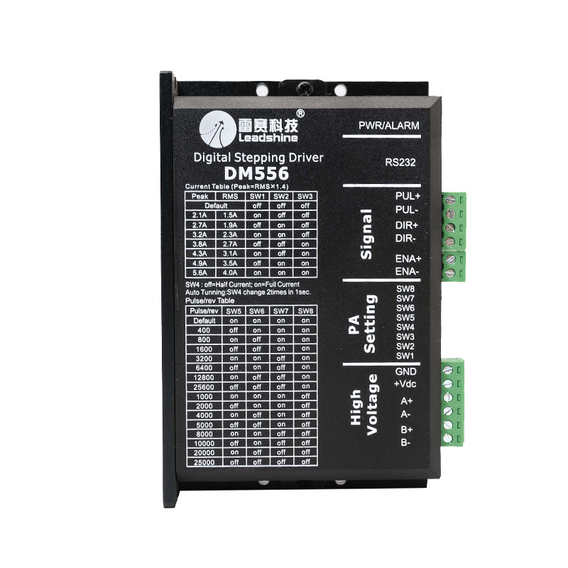 雷赛57步进电机两相直流脉冲24v控制雕刻机驱动器 dm556 dm856