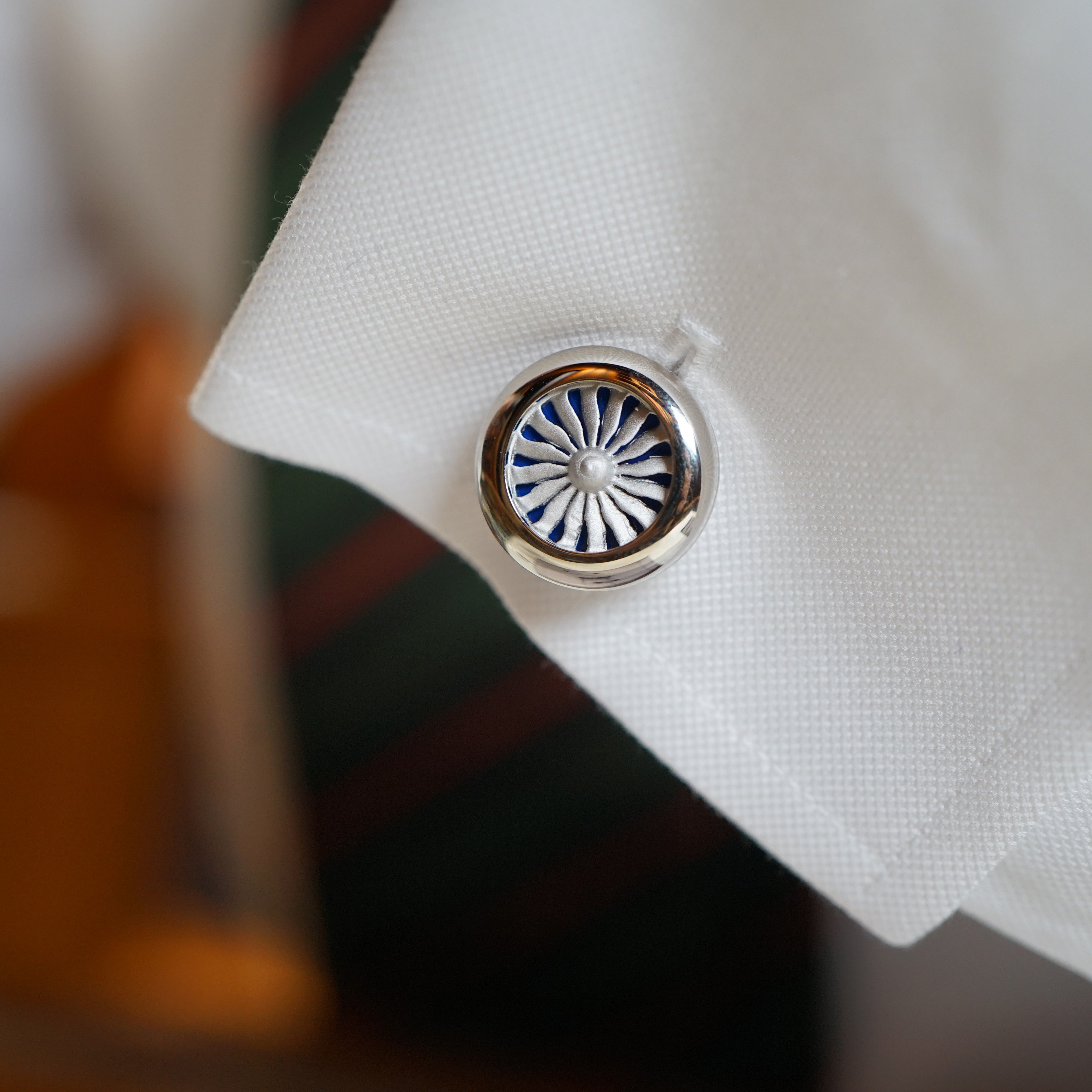 英国tateossianrt热门飞机引擎法式衬衫袖扣铁马今歌袖扣