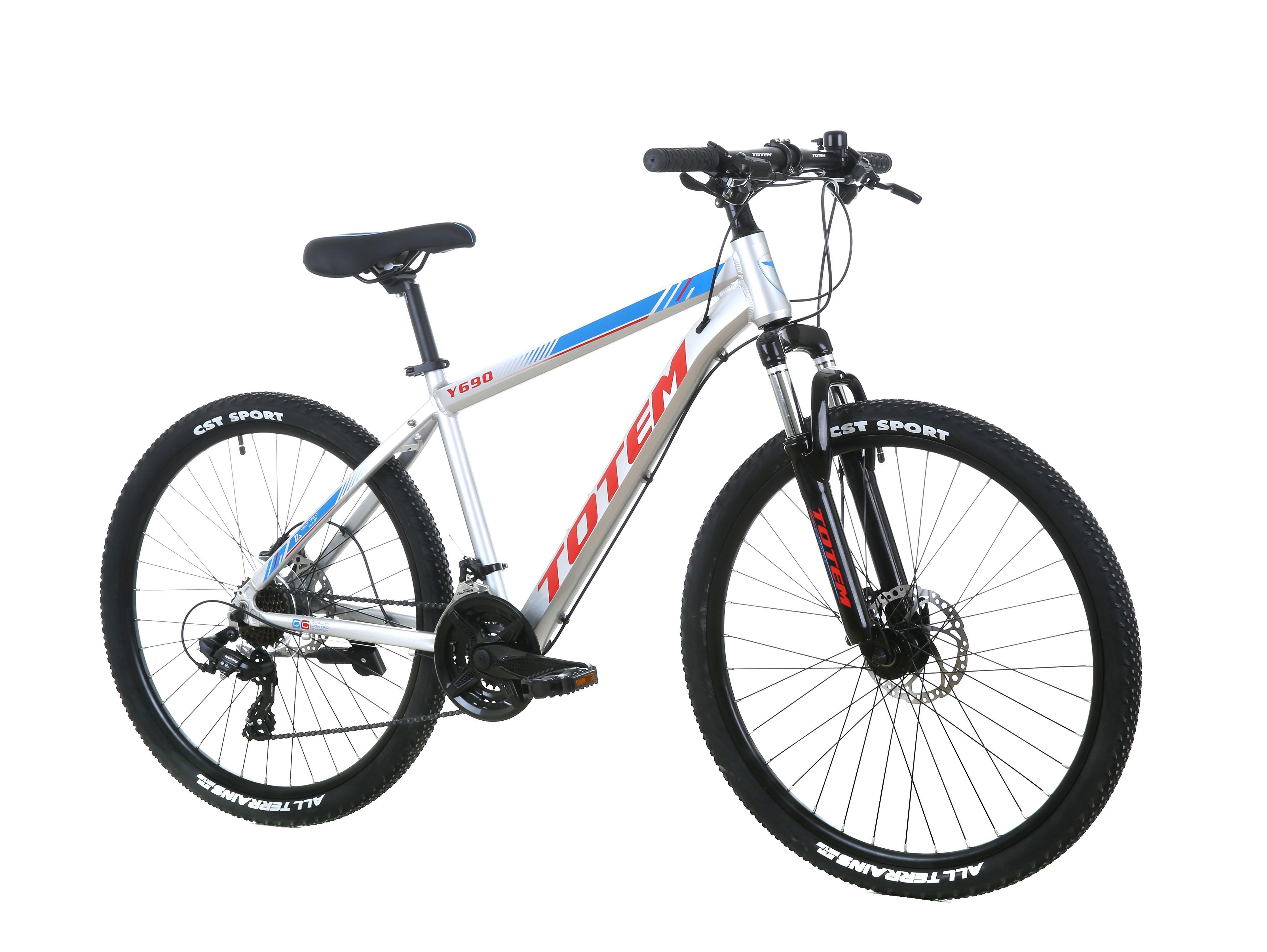 图腾totemy690铝合金油压碟刹避震成人变速山地山地自行车