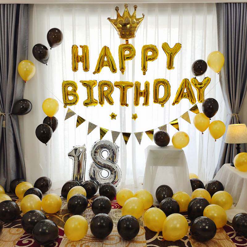 布置20岁生日装饰女孩18岁十八二十十岁创意气球