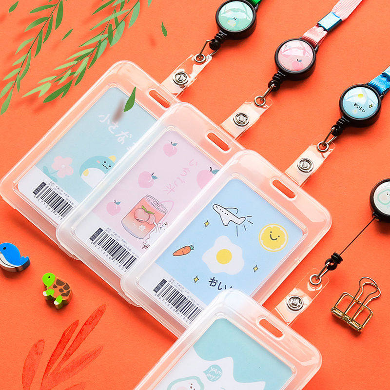 > 小小米米店特价区 > 可伸缩校卡套学生饭卡套ins保护套挂脖挂绳透明