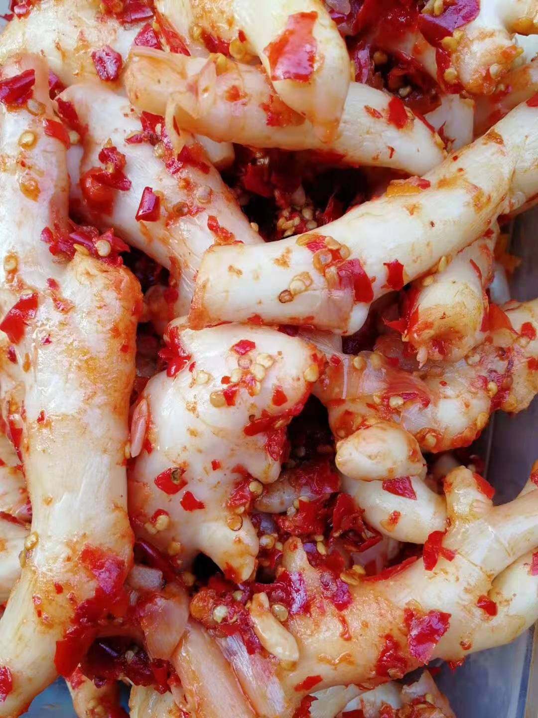 湖南永州道州道县土特产农家自制腌辣生姜剁椒生姜