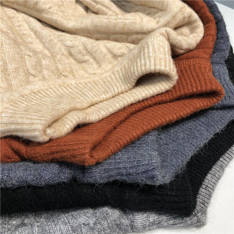 大货捡漏 超值一单  80羊绒 抗起球秋冬男士羊毛圆领针织衫毛衣