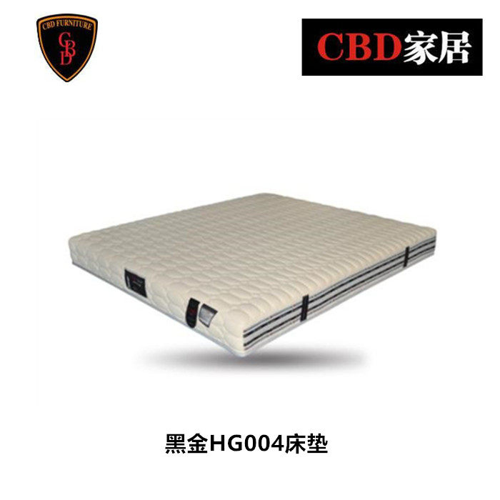 床垫cbd黑金金贵族hg0043d2独立弹簧3d面料弹簧床垫