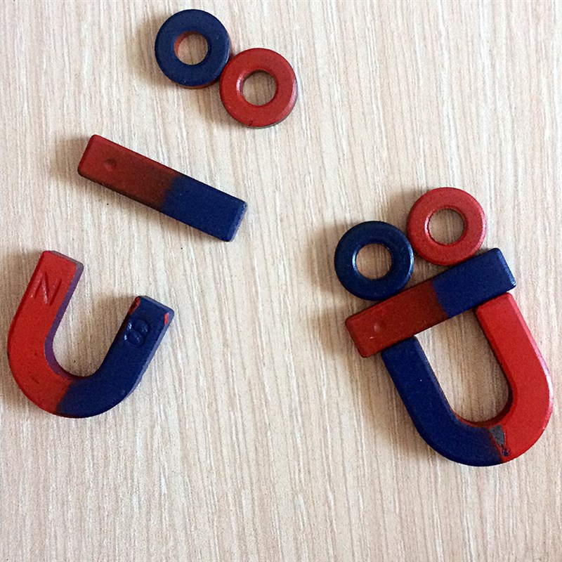 包邮学生教学磁铁套装4件套玩具磁石强力磁场吸铁石