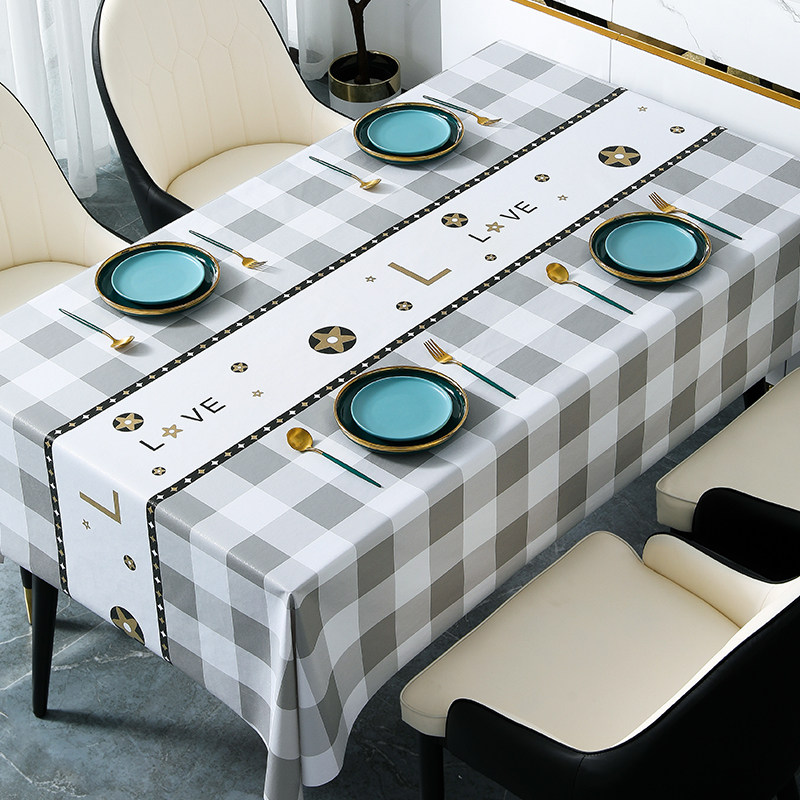 桌布防水防油防烫免洗餐长方形台布茶几布桌垫家用桌布