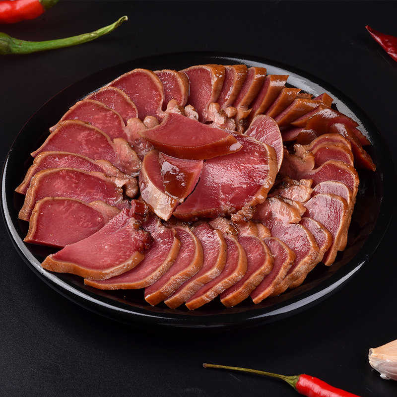 四川猪舌烟熏腊猪舌头成都口条两条特产年货腌肉