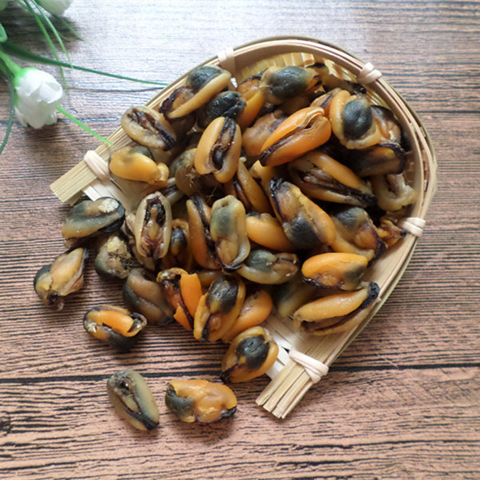 无盐无沙淡菜500g海虹肉贻贝壳菜青口野生海鲜贝类制品