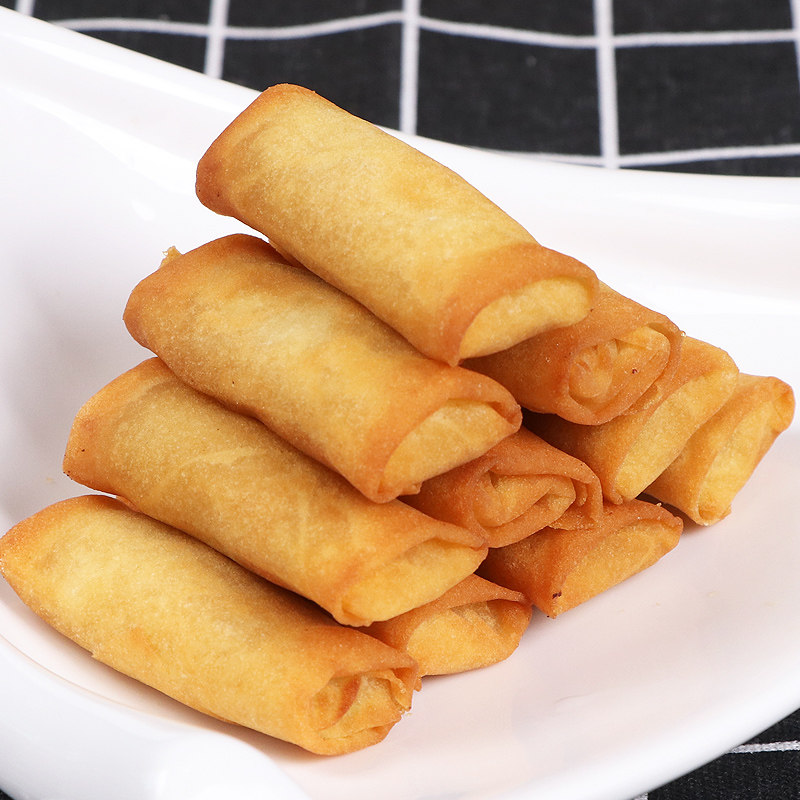 春卷思念清爽全素204g12个半成品油炸小吃速冻包点