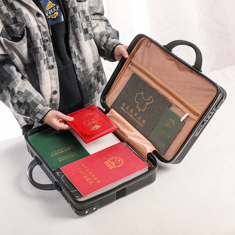 证件收纳包家庭家用大容量多功能护照宝宝档案重要文件证件包