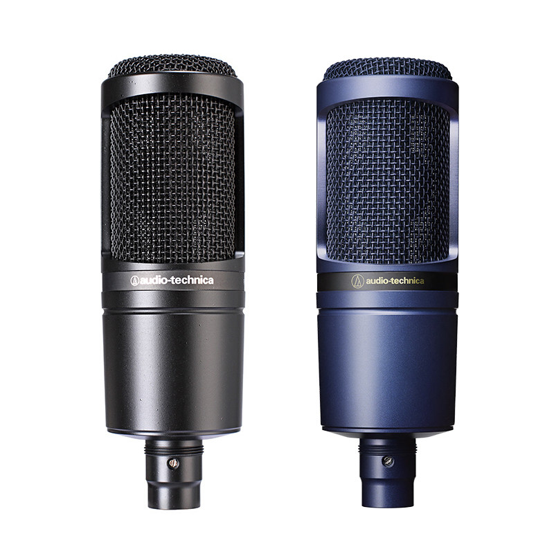 铁三角at2020电容麦克风电脑话筒声卡直播套装专业话筒