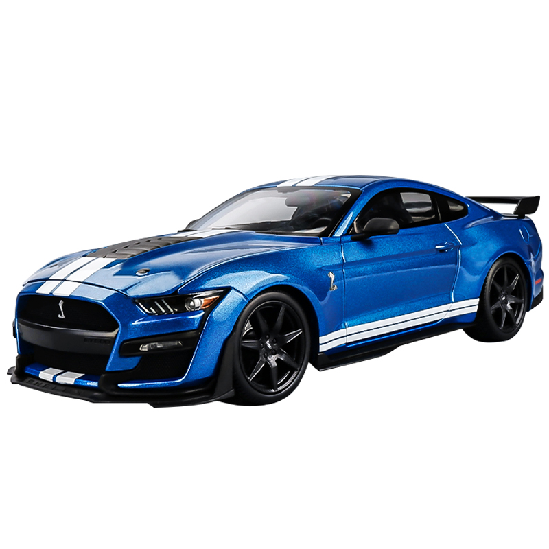 福特野马gt500眼镜蛇,福特野马4k壁纸 美驰图1 18福特野马谢尔比gt500车模眼镜蛇跑车仿真合金汽车模型